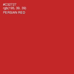 #C32727 - Persian Red Color Image